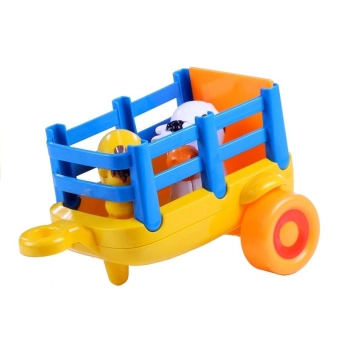 Traktor Przyczepa Zwierzątka Gra Świeci Odgłosy