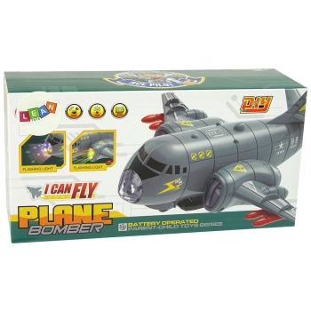 Samolot Transportowy Bombowiec Światła Dźwięk