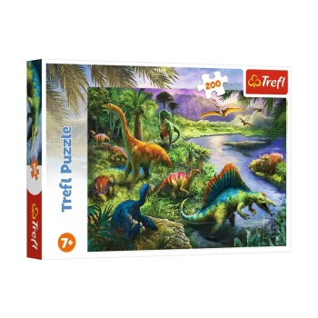 Puzzle - 200 - Drapieżne dinozaury - Trefl 13281