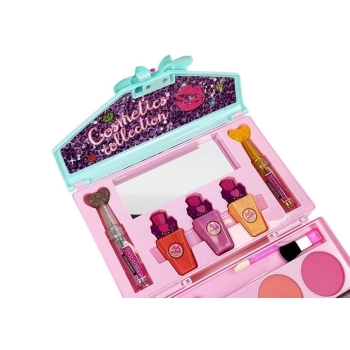 Zestaw Kosmetyków w Torebce Lusterko Brokaty Paznokcie