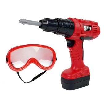 Zestaw Narzędzi Dla Majsterkowicza Skrzynka Wiertarka Młotek