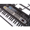 Keyboard z Mikrofonem Instrument Muzyczny Czarny