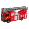 Zestaw Pojazdów Straż Pożarna Naciąg Motorówka Czerwony