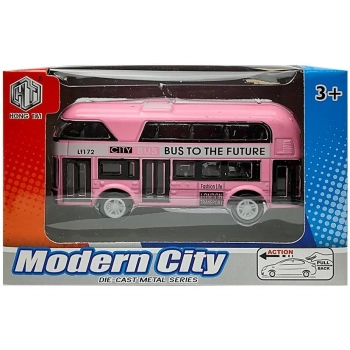 Piętrowy Autobus Napęd Naciągowy 4 Kolorów