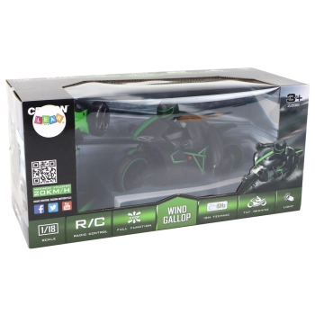 Motor Ścigacz RC 20 km/h Sterowany Na Pilot Zielony