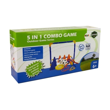 Zestaw Gier Sportowych Zręcznościowe Piłka Nożna Bramka Frisbee