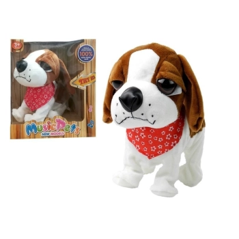 Interaktywny Piesek Szczeka Rusza Ogonkiem Sensory