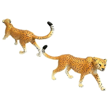 Gepard Figurki Edukacyjne Dzikie Zwierzęta 4 Sztuki Sawanna