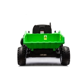 Traktor Na Akumulator HC-306 Z Przyczepą Jasno Zielony 24V