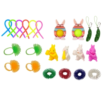 Zestaw Zabawek Wielkanocnych Fidget Toys Antystresowe 29 Elementów