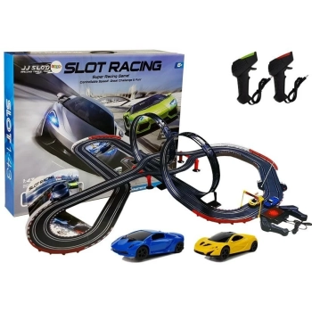 Ogromny Tor Wyścigowy 2 Pętle 1:43 Autka Pilot 1020 cm Światła