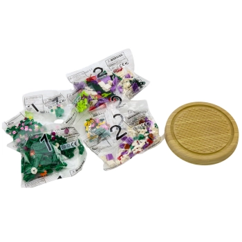 Zestaw Klocków Kwiaty W Gablotce 487 Elementów