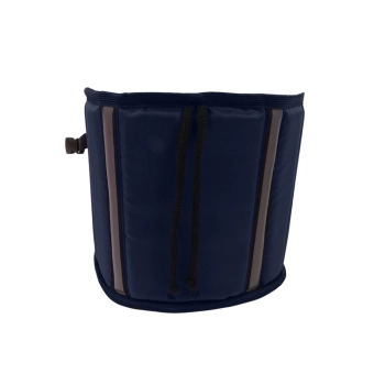 Materac Do Sanek Miękki Trzy Zapięcia Granatowy