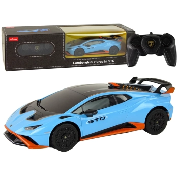 Auto R/C Lamborghini Huracan 1:24 Rastar Niebieskie