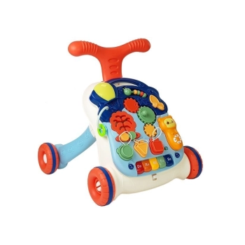 Interaktywny Pchacz Chodzik Stoliczek Panel Świeci Gra Telefon