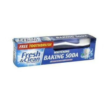 Fresh+Clean Whitening Baking Soda 100 ml + szczoteczka