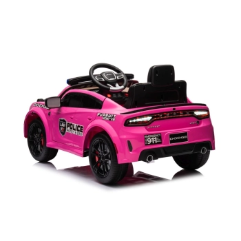 Auto Na Akumulator Dodge Charger Policyjny Różowy