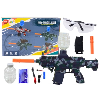 Pistolet Karabin Na Kulki Wodne M416 Automatyczny Okulary Pasek