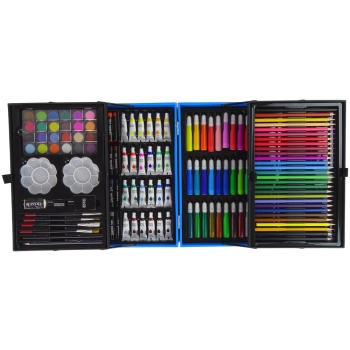 Duży Zestaw Artystyczny w Walizce 145 Elementów Jednorożec