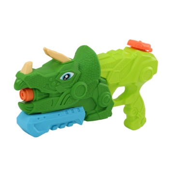 Pistolet Na Wodę Dinozaur Zielony Triceratops 1000 ml Zasięg 7m