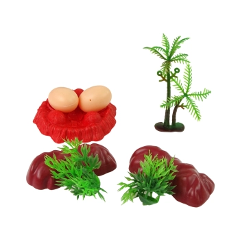 Zestaw Figurek Dinozaurów z Akcesoriami 15 Sztuk