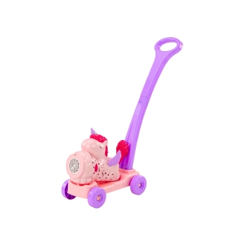 Maszyna Do Baniek Mydlanych Jeździk Jednorożec Światła Dźwięki Różowy