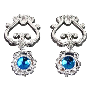 Zestaw dla Małej Księżniczki Korona Bal Karnawałowy Niebieski Akcesoria