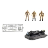 Zestaw Wojskowy Militarny Czołg Odrzutowiec Żołnierze Dźwięk Światła