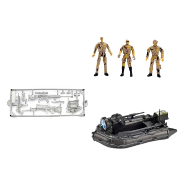 Zestaw Wojskowy Militarny Czołg Odrzutowiec Żołnierze Dźwięk Światła