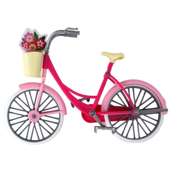 Lalka Anlily Rowerzystka Rower Różowy Zestaw