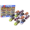 Zestaw Autek Sportowych 1:55 Z Napędem Frykcyjnym 12 Sztuk Kolorowe