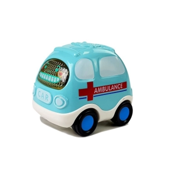 Zestaw Autek Dla Dzieci z Naciągiem Różne Rodzaje 7 Elementów