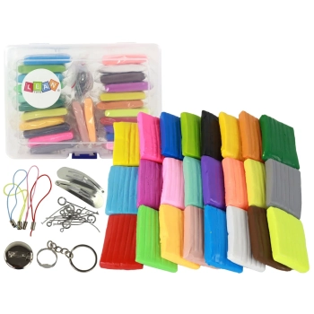 Zestaw Kreatywny Masa Plastyczna Modelina 24 Kolory Akcesoria