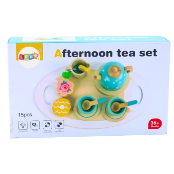 Zestaw Do Herbaty Kawy Dla Dzieci Drewniany