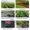 Agrotkanina Czarna 100 cm x50m UV 70g Antychwastowa Agrowłóknina + Kotwy