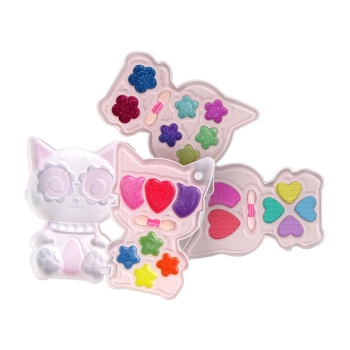 Zestaw Piękności Do Makijażu Paletka Kotek Brokaty