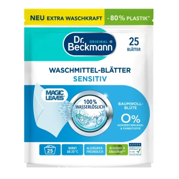 Dr. Beckmann Listki do Prania Sensitiv 25 szt.