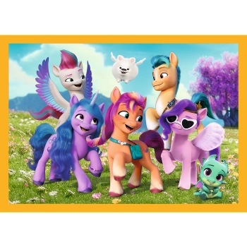 Puzzle - 4w1 (35, 48, 54, 70) - Poznaj kucyki Pony - My Little Pony - Trefl 34624