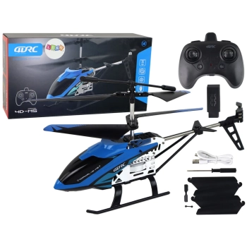 Aluminiowy Helikopter RC 2.4G Niebieski 15 Minut Lotu