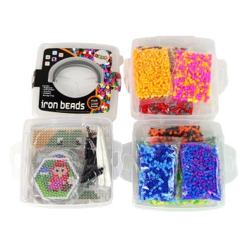 Zestaw Kolorowych Koralików Do Prasowania DIY 6000 Sztuk