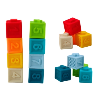 Miękkie Klocki Edukacyjne Do Kąpieli 20 Elementów Zwierzęta Kształty