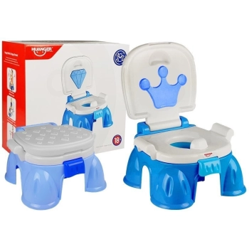 Nocnik Niebieski z Koroną Dla Malucha