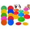 Silikonowe Dyski Plansze Sensoryczne Kolorowe Ścieżka Sensoryczna 20 Szt