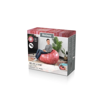 Dmuchany Fotel Czerwony Bestway 75052