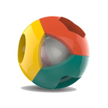 Kolorowa Piłka Grzechotka Figury Geometryczne Dla Niemowląt