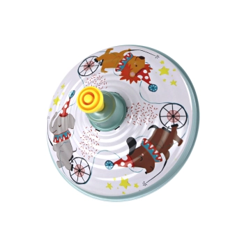 Bączek Metalowy Wirujący Cyrk Zabawka Tradycyjny