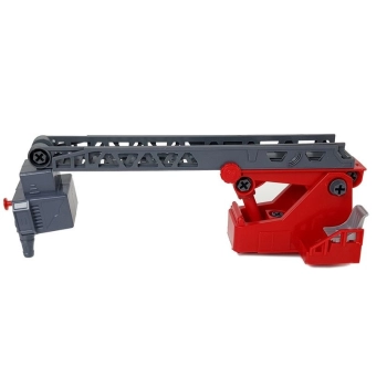 Zestaw DIY Wóz Strażacki 2w1 Wymienne Podnośniki Śrubokręt Dźwięk Efekty Świetlne Kask