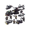 Zestaw Policyjny Klocki Policja Wojsko Figurki 343 El. 6w1 Czarne