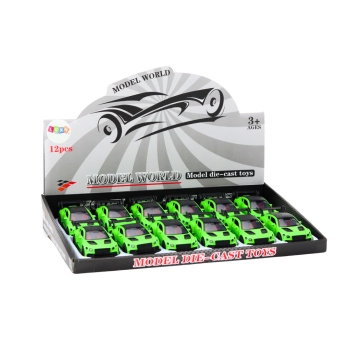 Autko Samochód Sportowy 1:32 Napęd Frykcyjny Matowy Zielony