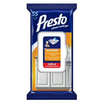 Presto Active Formula Ściereczki do Kuchni 55 szt.